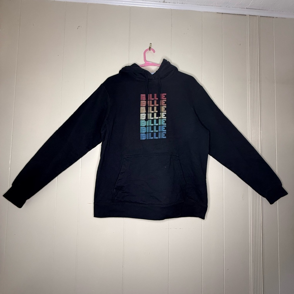 Port and Company Black Hoodie with Multicolor Graphic